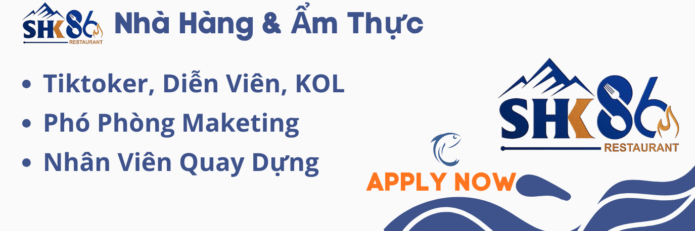 Thông tin tuyển dụng vựa hải sản SHK 86
