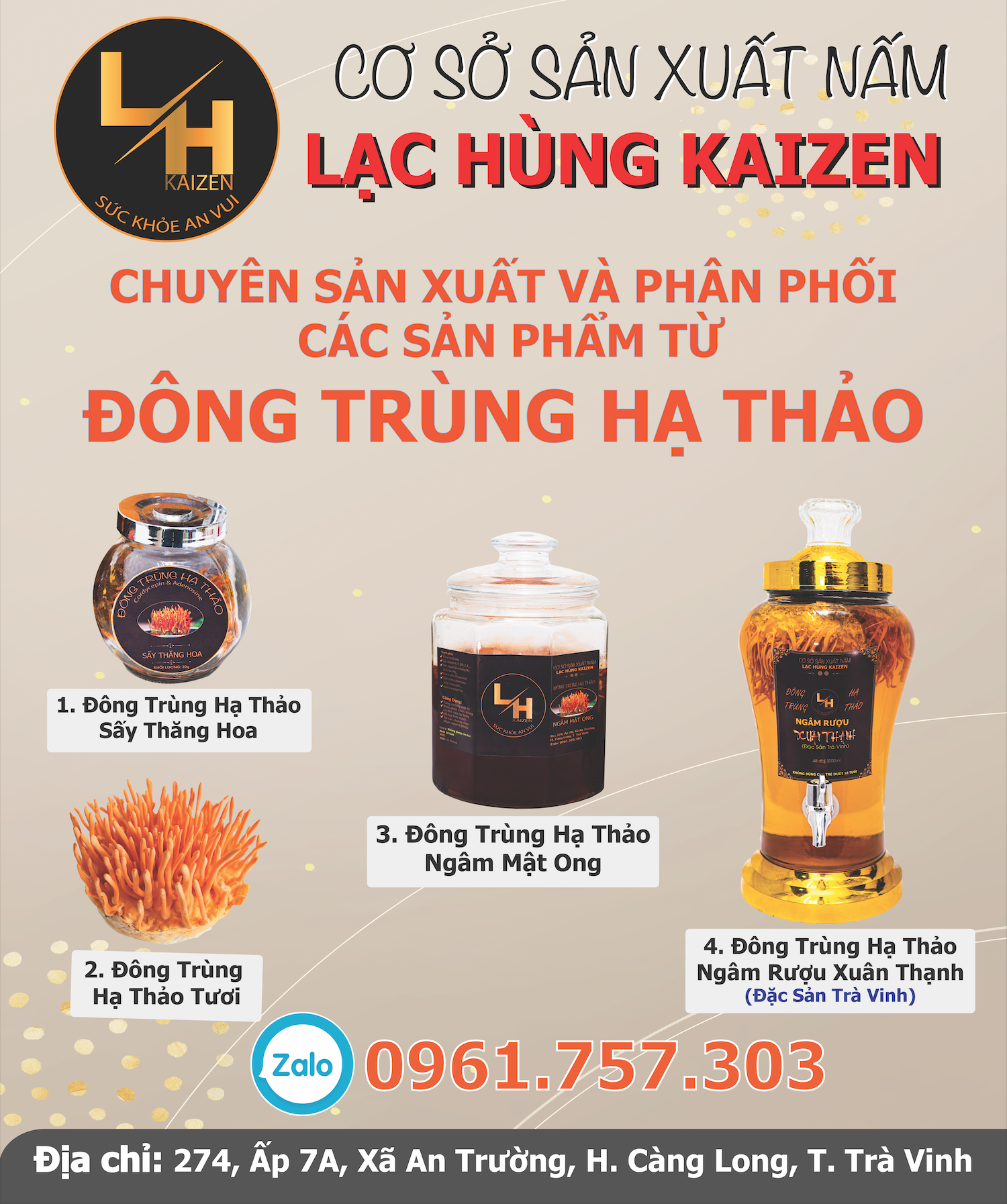 CƠ SỞ SẢN XUẤT NẤM LẠC HÙNG KAIZEN