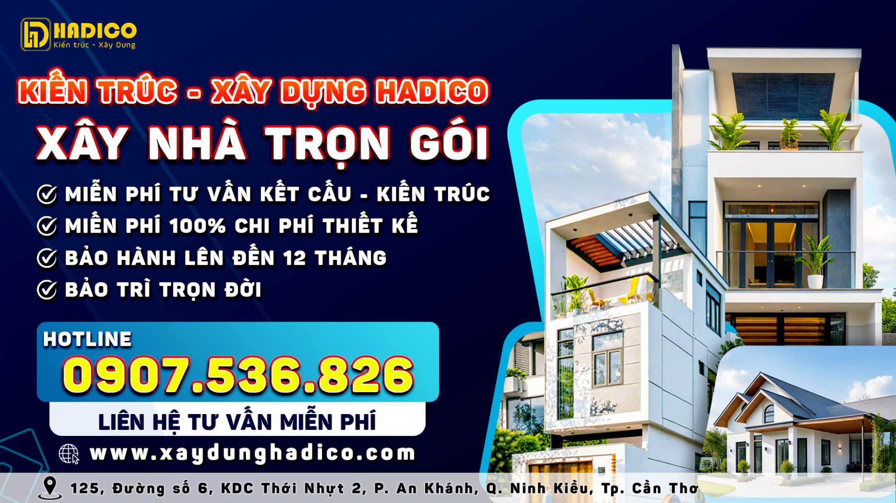 CÔNG TY TNHH KIẾN TRÚC - XÂY DỰNG HADICO