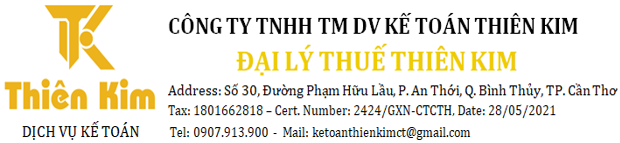 Công ty TNHH TM DV kế toán Thiên Kim – Đại Lý Thuế Thiên Kim