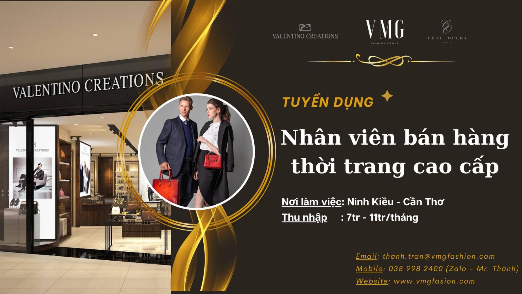 VALENTINO CREATIONS CHI NHÁNH CẦN THƠ
