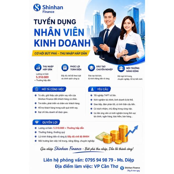 SHINHAN FINANCE - CẦN THƠ